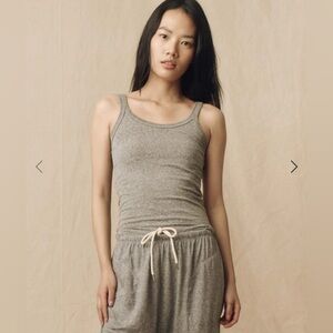 The Great Slim Heather Gray Tank Top, Like New, Size 2